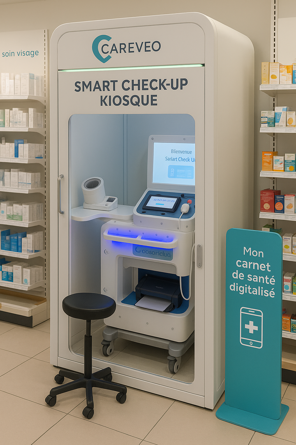 Cabine en pharmacie